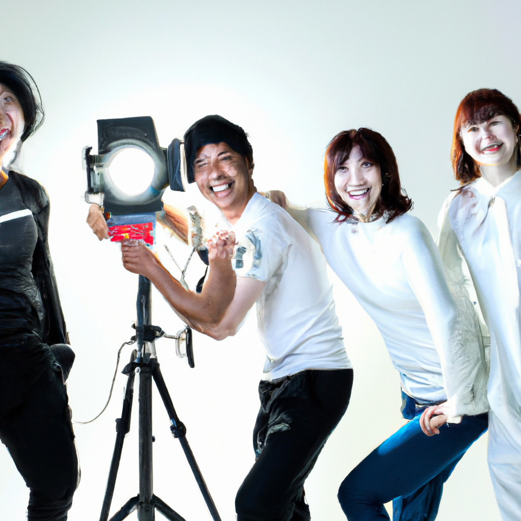 라이트필름 촬영팀 그룹 포트레이트, 서울 미니멀 세트, 하이키 조명